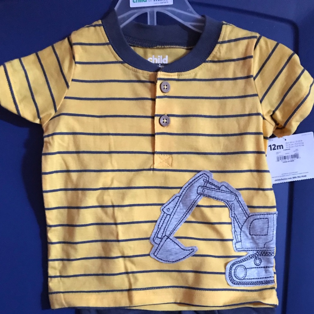 Child of mine by carters shirt and pant set